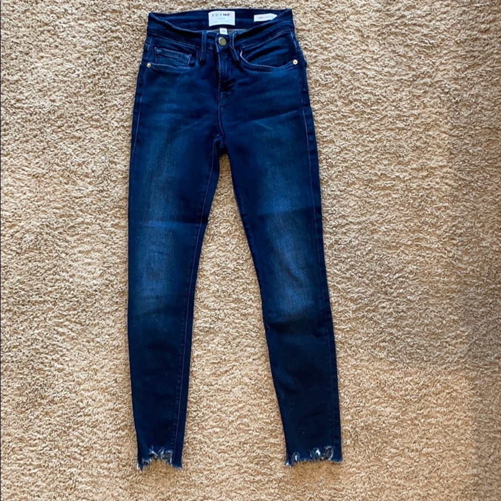 FRAME Ankle Skinny Jeans
